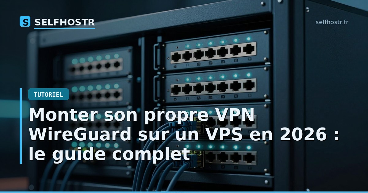 Monter son propre VPN WireGuard sur un VPS en 2026 : le guide complet