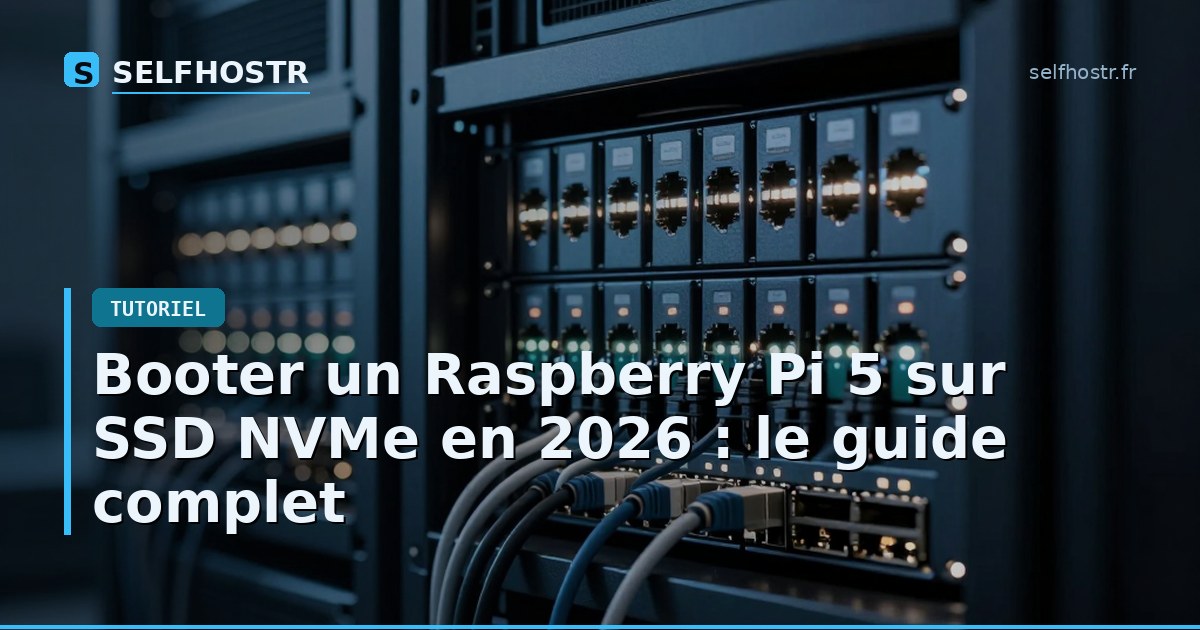 Booter un Raspberry Pi 5 sur SSD NVMe en 2026 : le guide complet
