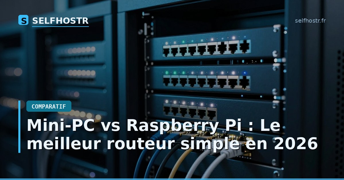 Mini-PC vs Raspberry Pi : Le meilleur routeur simple en 2026