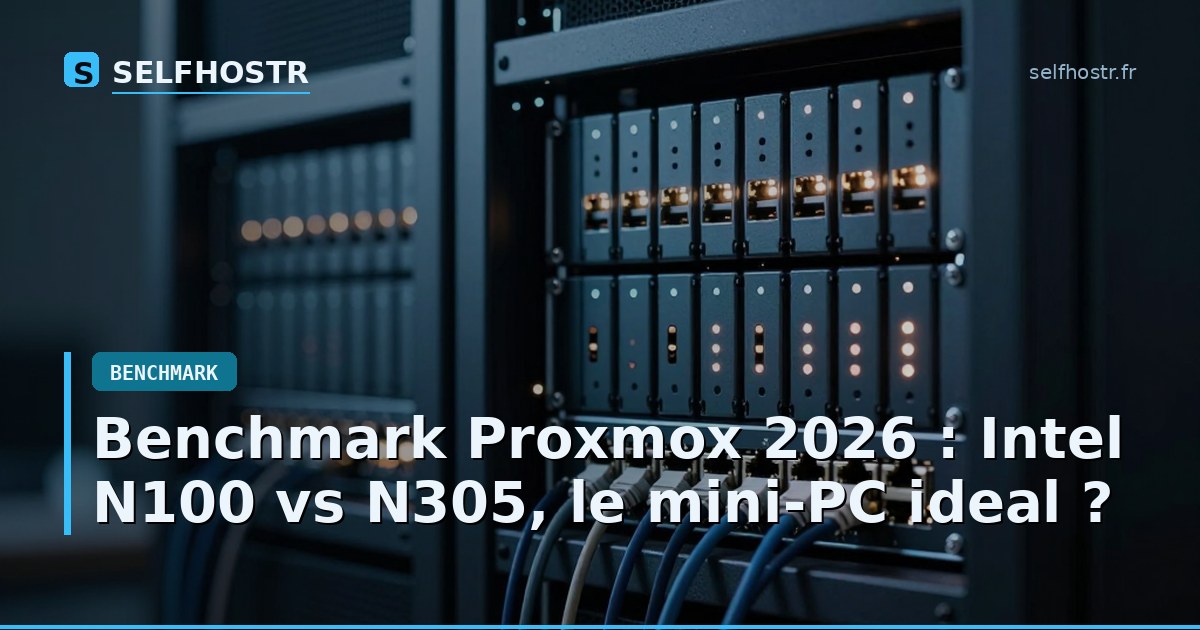 Benchmark Proxmox 2026 : Intel N100 vs N305, le mini-PC idéal ?