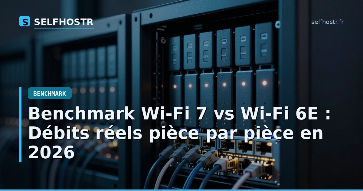 Benchmark Wi-Fi 7 vs Wi-Fi 6E : Débits réels pièce par pièce en 2026