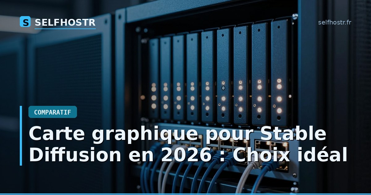 Carte graphique pour Stable Diffusion en 2026 : Choix idéal
