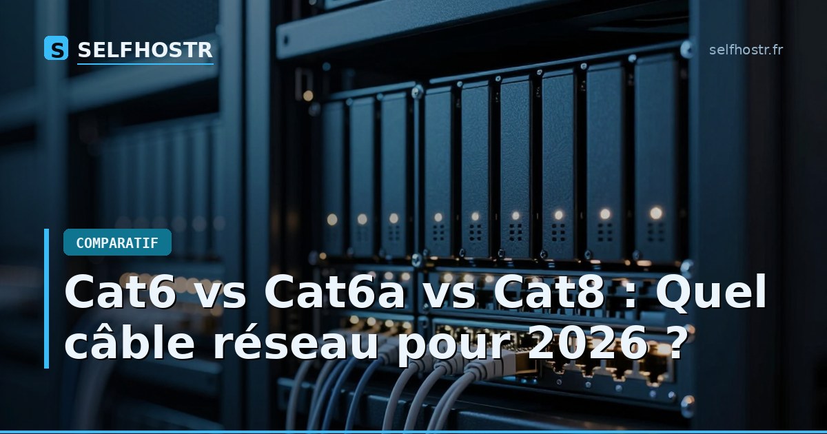 Cat6 vs Cat6a vs Cat8 : Quel câble réseau pour 2026 ?