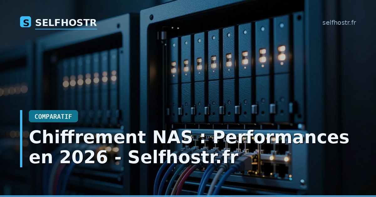 Chiffrement NAS : Performances en 2026 - Selfhostr.fr