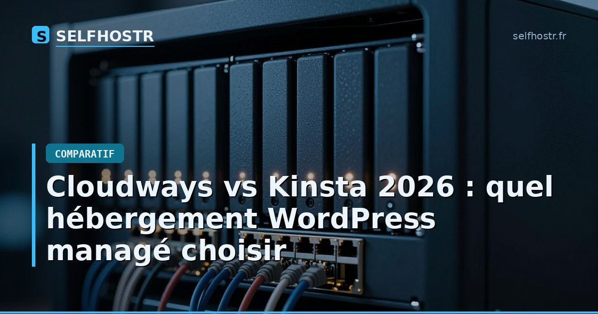 Cloudways vs Kinsta 2026 : quel hébergement WordPress managé choisir