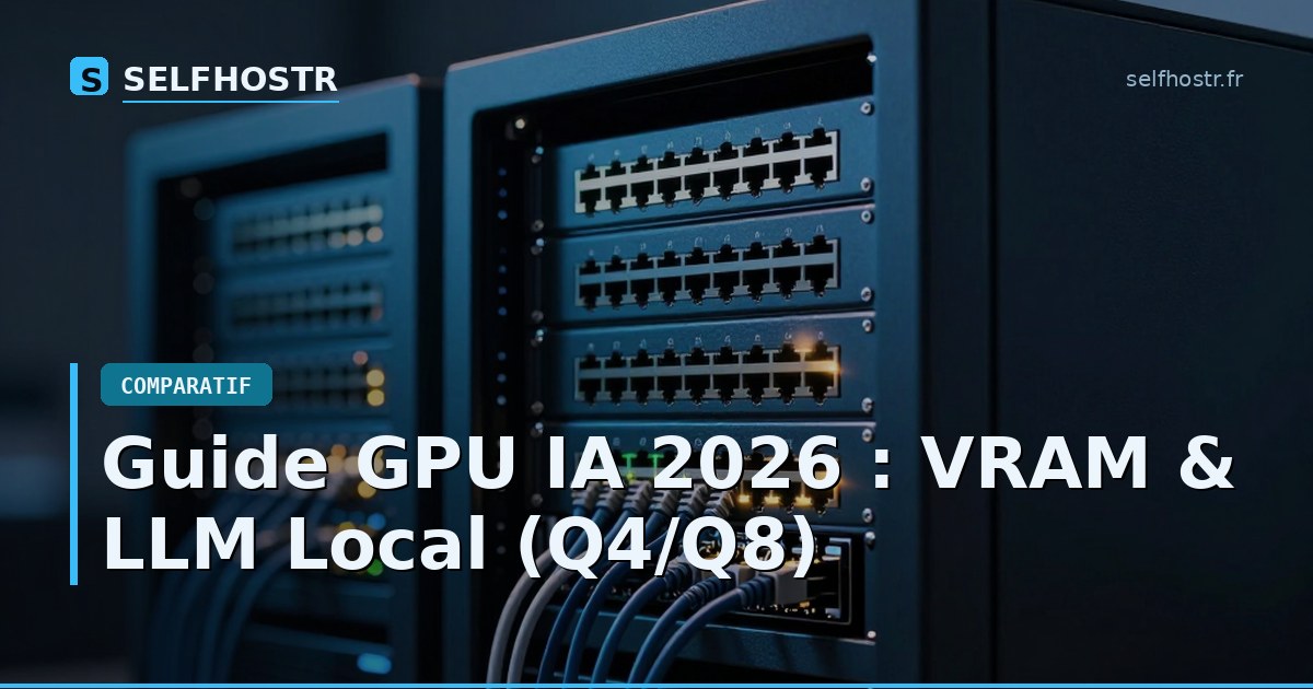 Guide GPU IA 2026 : VRAM & LLM Local (Q4/Q8)