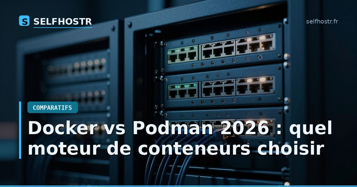 Docker vs Podman 2026 : quel moteur de conteneurs choisir