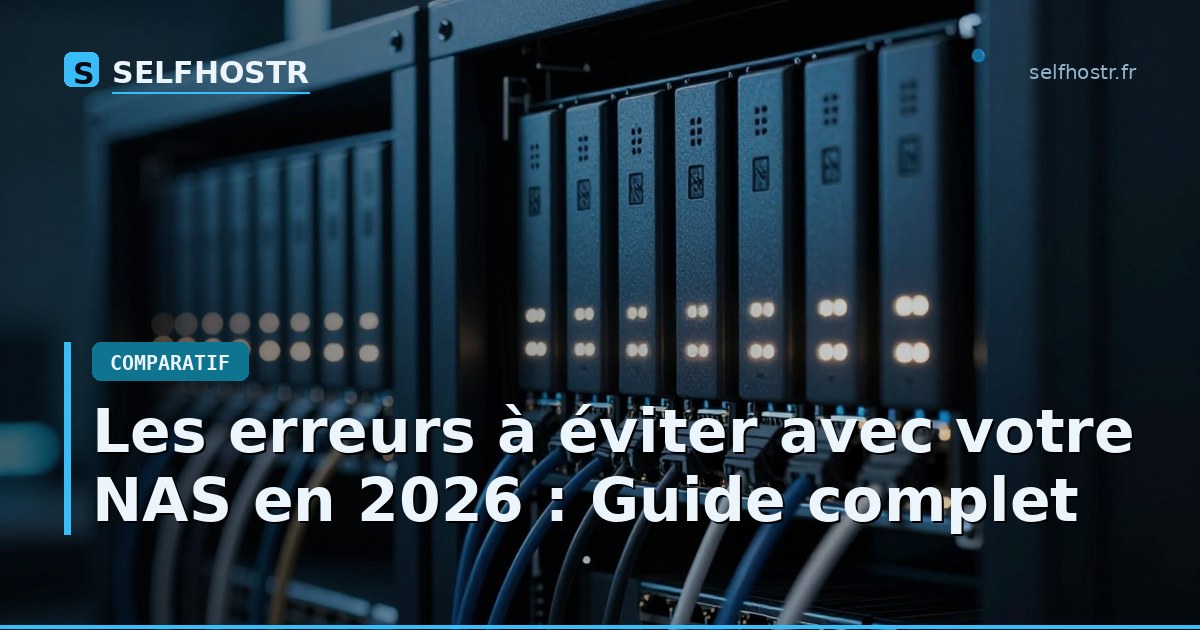 Les erreurs à éviter avec votre NAS en 2026 : Guide complet