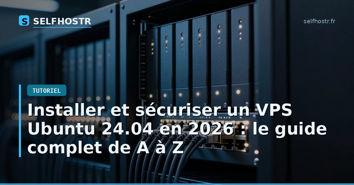 Installer et sécuriser un VPS Ubuntu 24.04 en 2026 : le guide complet de A à Z