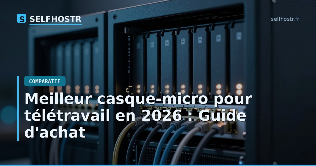 Meilleur casque-micro pour télétravail en 2026 : Guide d'achat