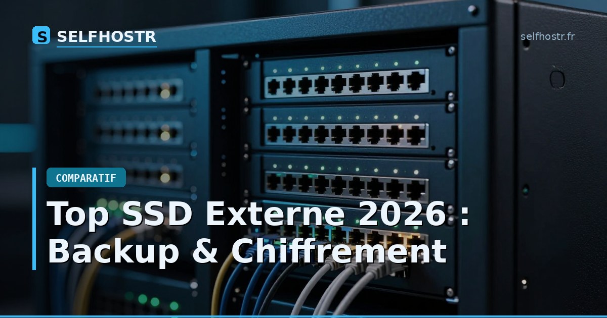 Top SSD Externe 2026 : Backup & Chiffrement