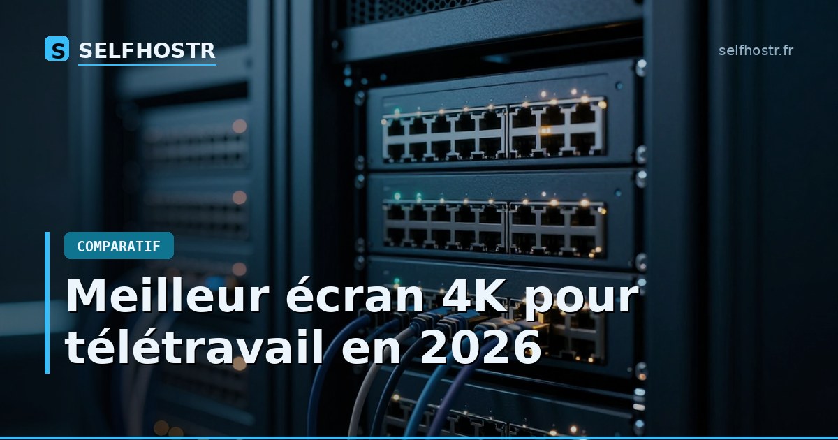 Meilleur écran 4K pour télétravail en 2026