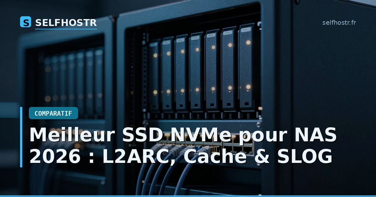 Meilleur SSD NVMe pour NAS 2026 : L2ARC, Cache & SLOG