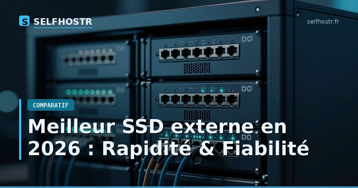 Meilleur SSD externe en 2026 : Rapidité & Fiabilité