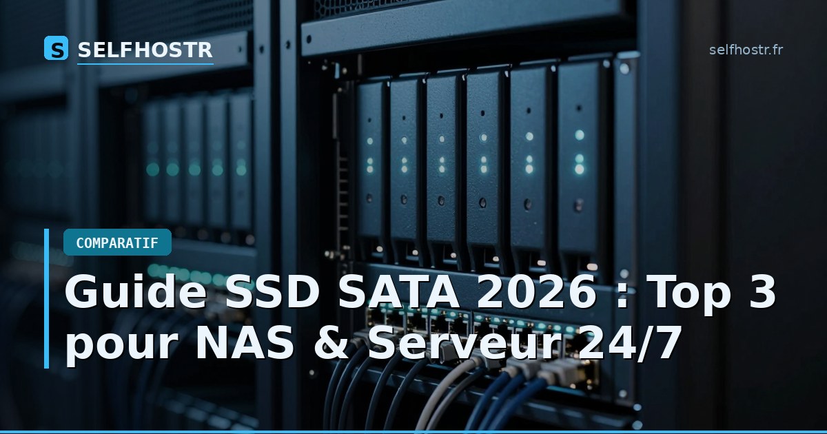 Guide SSD SATA 2026 : Top 3 pour NAS & Serveur 24/7
