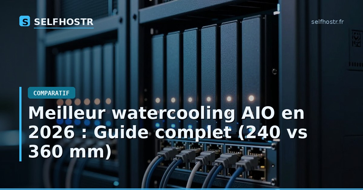 Meilleur watercooling AIO en 2026 : Guide complet (240 vs 360 mm)