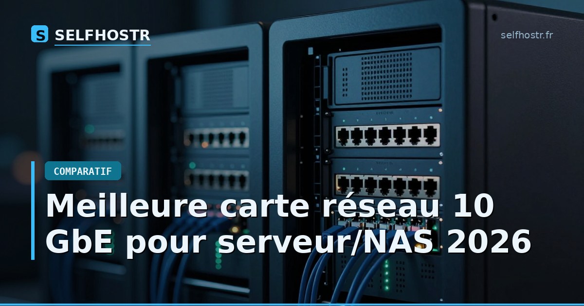 Meilleure carte réseau 10 GbE pour serveur/NAS 2026