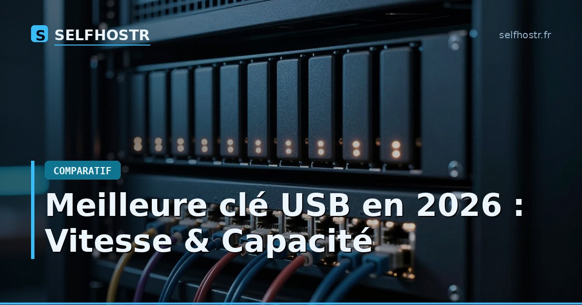 Meilleure clé USB en 2026 : Vitesse & Capacité