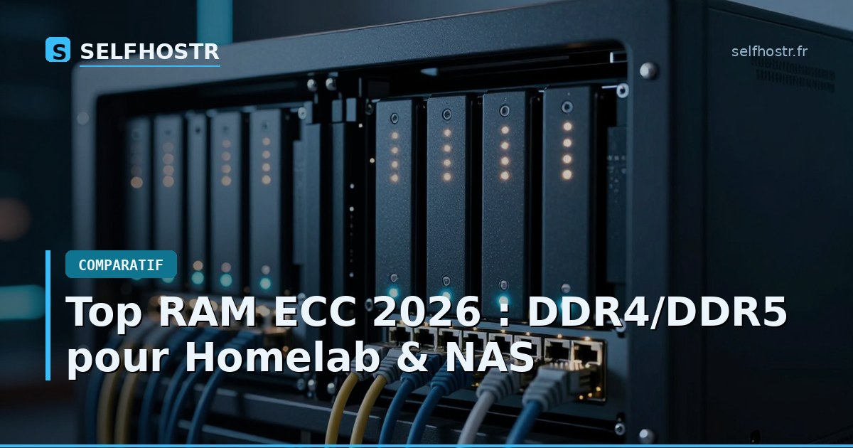 Top RAM ECC 2026 : DDR4/DDR5 pour Homelab & NAS