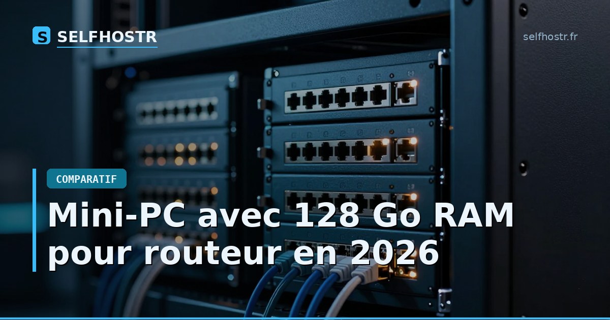 Mini-PC avec 128 Go RAM pour routeur en 2026