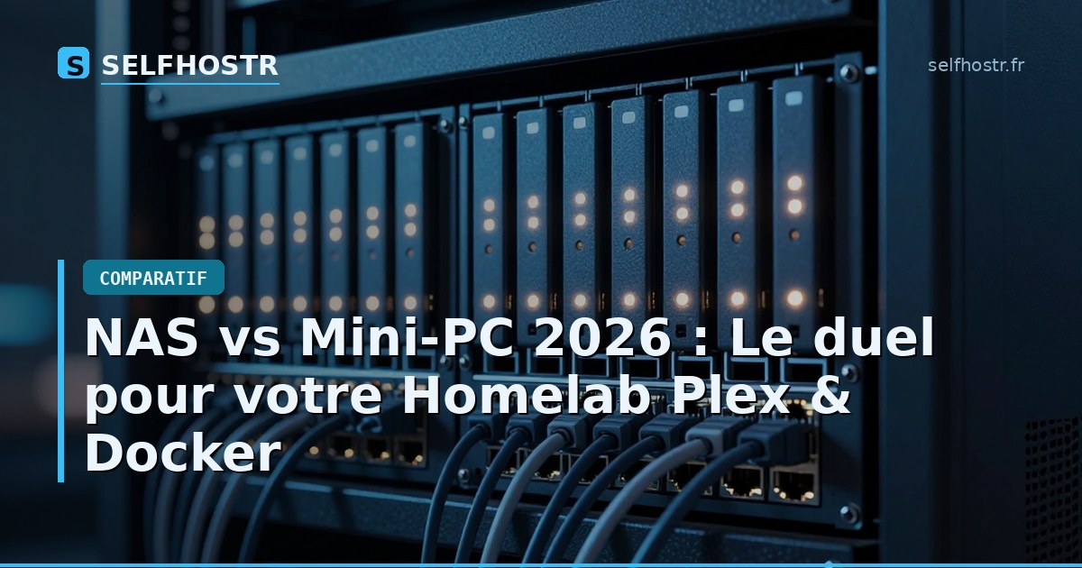 NAS vs Mini-PC 2026 : Le duel pour votre Homelab Plex & Docker