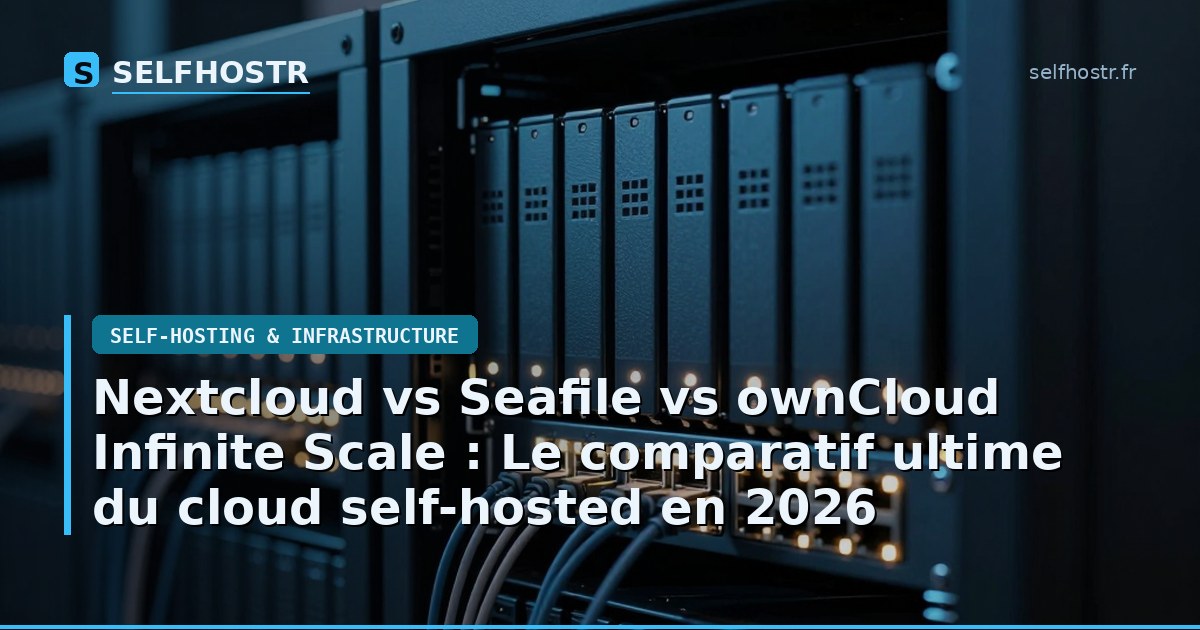 Nextcloud vs Seafile vs ownCloud Infinite Scale : Le comparatif ultime du cloud self-hosted en 2026