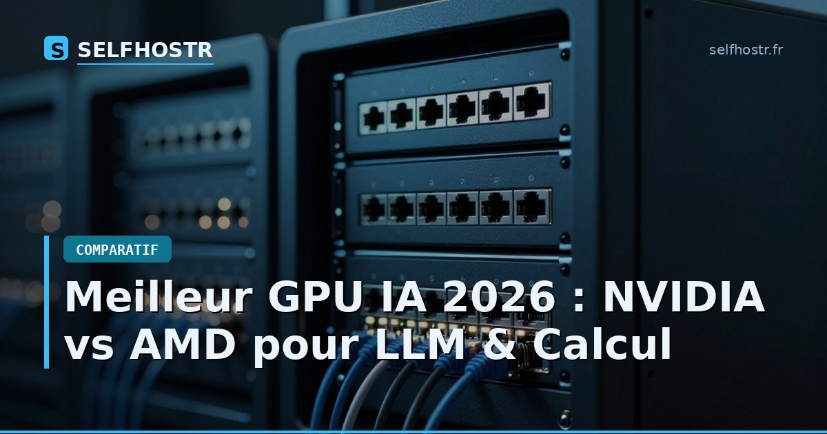 Meilleur GPU IA 2026 : NVIDIA vs AMD pour LLM & Calcul