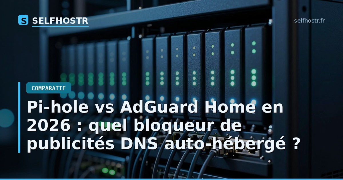 Pi-hole vs AdGuard Home en 2026 : quel bloqueur de publicités DNS auto-hébergé ?