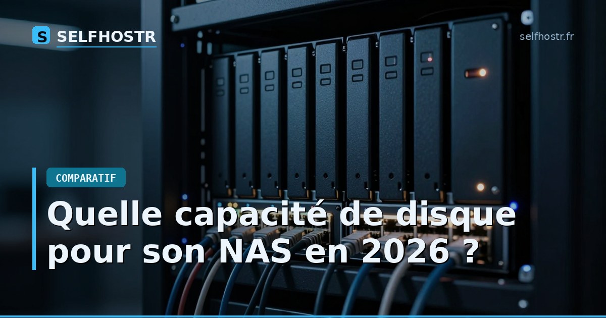 Choix du disque : 4 To, 8 To ou 16 To pour votre NAS en 2026