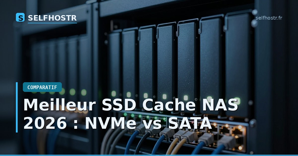Meilleur SSD Cache NAS 2026 : NVMe vs SATA