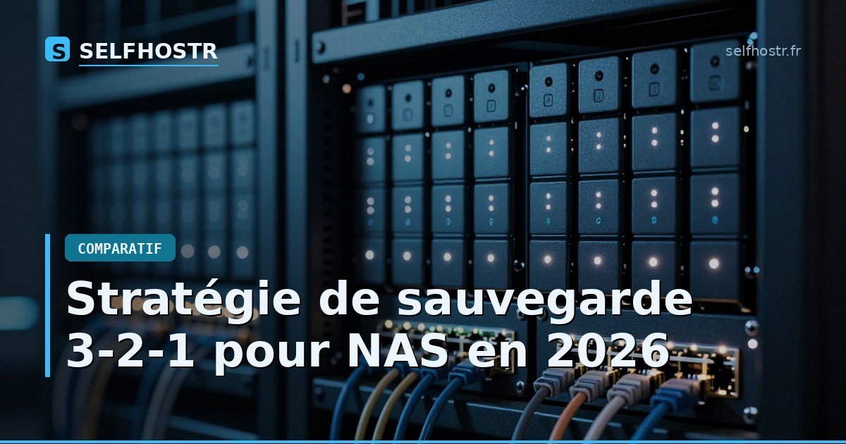 Stratégie de sauvegarde 3-2-1 pour NAS en 2026