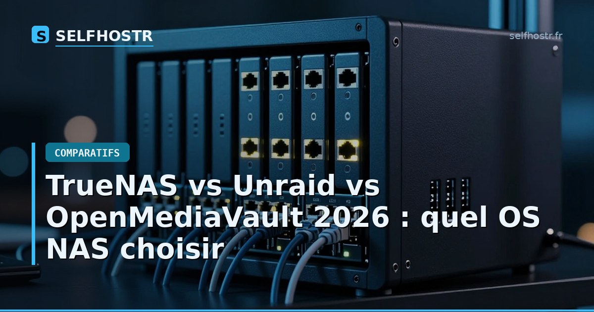 TrueNAS vs Unraid vs OpenMediaVault 2026 : quel OS NAS choisir