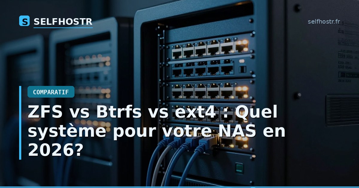 ZFS vs Btrfs vs ext4 : Quel système pour votre NAS en 2026?